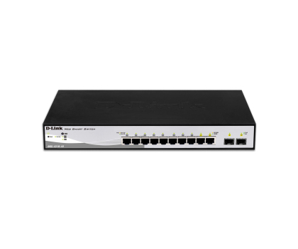Switch D-Link 12p DGS-1210-10 (10x100/1000Mbit 2xSFP Combo)